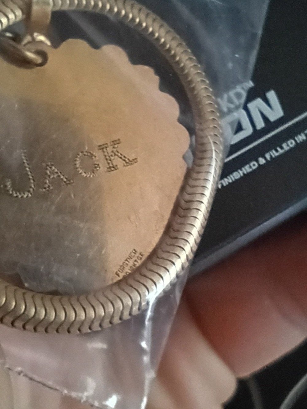 Vintage Forstner V20 12KT Gold Filled Heart Bracelet | Engraved